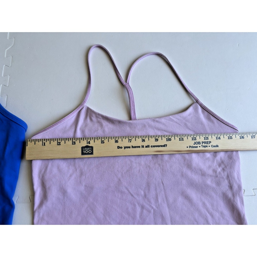 LULULEMON Womens Tank Top Lot (2)-Power Pose Power Y Racerback Bra Yoga- Size 10 - Picture 8 of 8